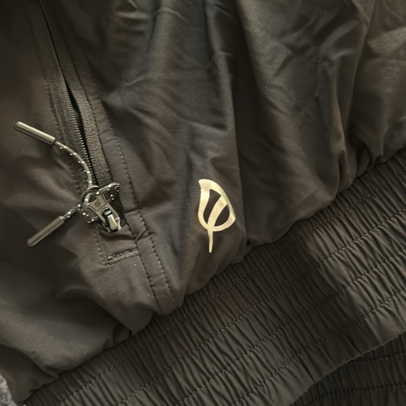 Ptula black sweat jacket. Size large. - Picture 3 of 4